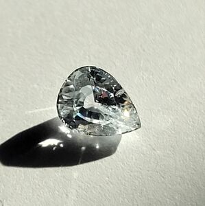 Diamondlike Natural White Sapphire